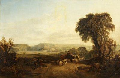 Clifton desde Ashton Meadows, posiblemente 1833 de William James Muller