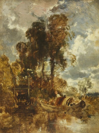 Cestas de Anguilas en el Támesis de William James Muller
