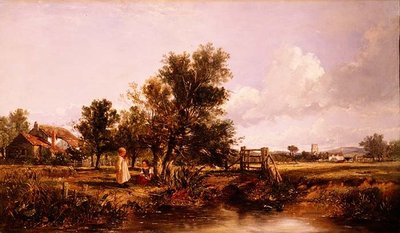 Gillingham en el Medway de William James Muller