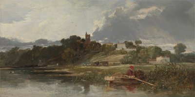 Gillingham en el Medway de William James Muller
