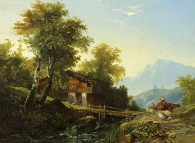 Chalet suizo de William James Muller