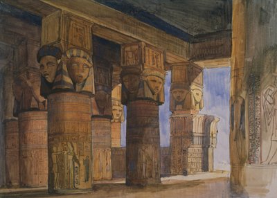 Templo de Denderah, Alto Egipto de William James Muller