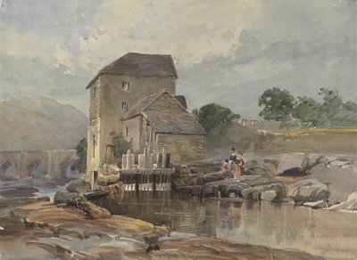 El puente de Llangollen de William James Muller