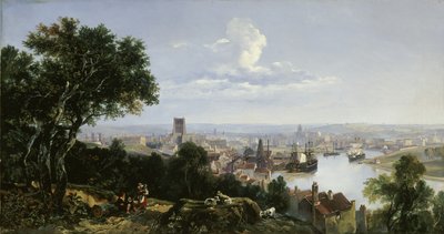 Vista de Bristol desde Clifton Wood de William James Muller