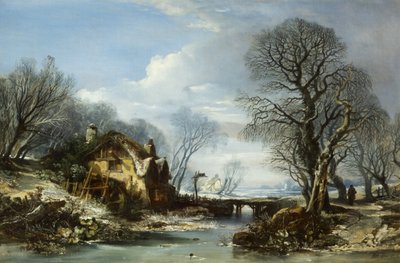 Escena de invierno, Porlock de William James Muller