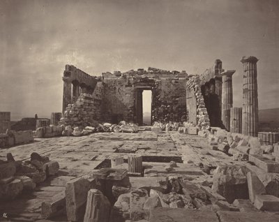 La Acrópolis de Atenas, lámina 14,1869/1870 (foto) de William James Stillman