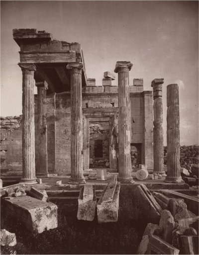 La Acrópolis de Atenas, placa 20,1869/1870 (foto) de William James Stillman