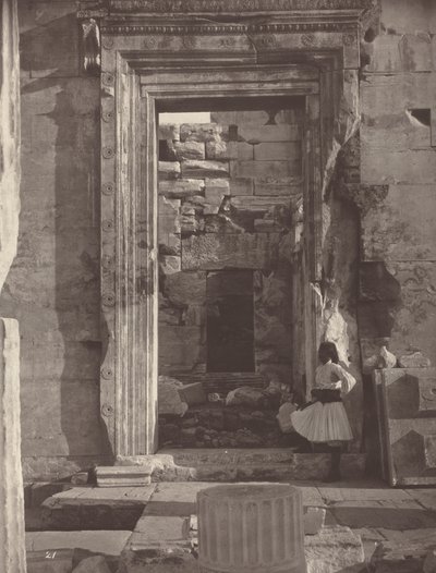 La Acrópolis de Atenas, lámina 21 de William James Stillman