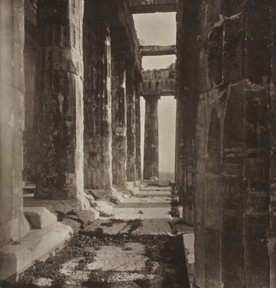 Western Portico of the Parthenon de William James Stillman