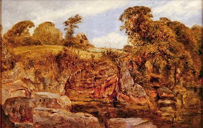 Cerca del castillo de Roslyn, Escocia de William Joseph J.C. Bond