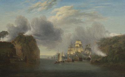 Forzando el Paso del Río Hudson, 1835 de William Joy
