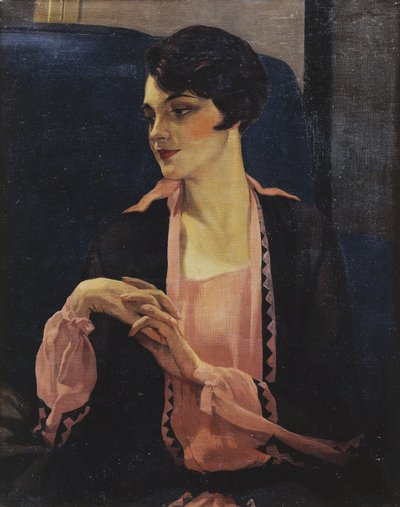 Retrato de una mujer, medio cuerpo, 1905 de William Kay Blacklock