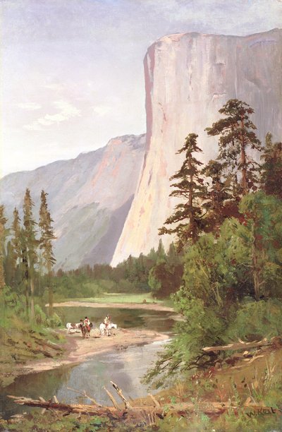 El Capitán, Valle de Yosemite de William Keith