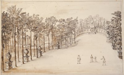 Chiswick, primer diseño para la Exedra de William Kent