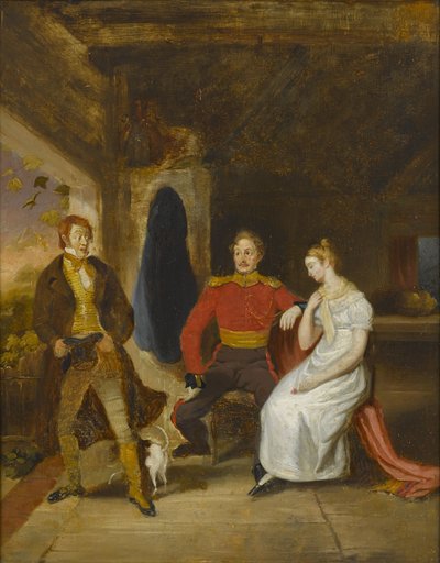 La sorpresa (óleo sobre tabla) de William Kidd
