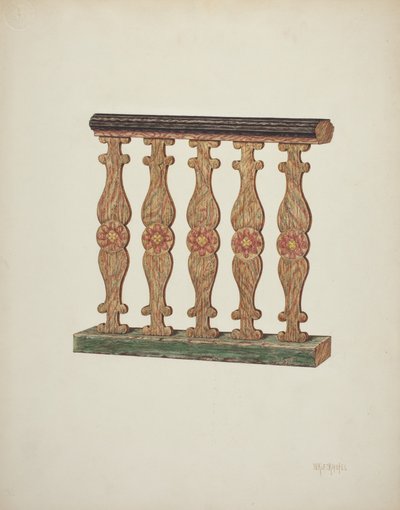 Barandilla del Coro, 1939 de William Kieckhofel