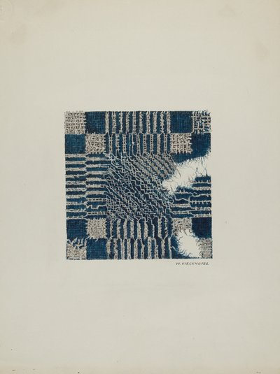 Sección de colcha, c. 1940 de William Kieckhofel