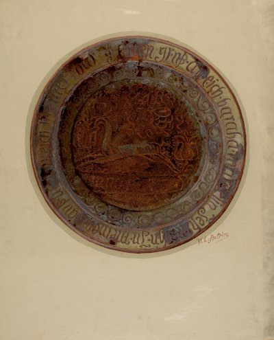 Plato alemán de Pensilvania de William L Antrim