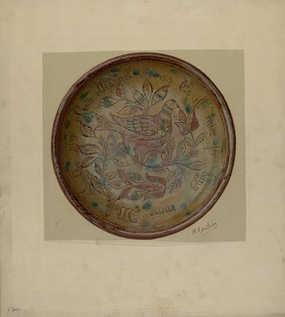 Plato alemán de Pensilvania de William L Antrim