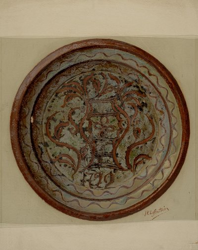 Plato alemán de Pensilvania de William L Antrim