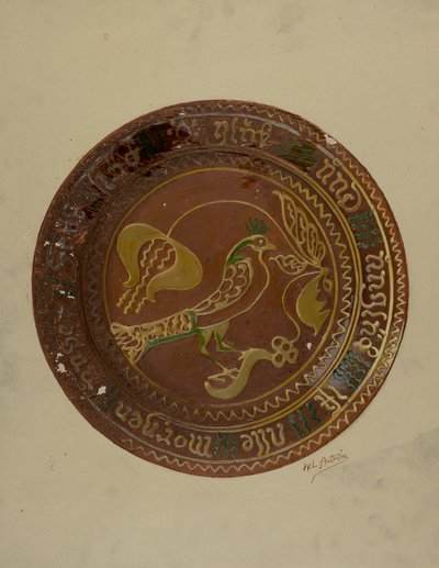 Plato alemán de Pensilvania, c. 1938 de William L Antrim