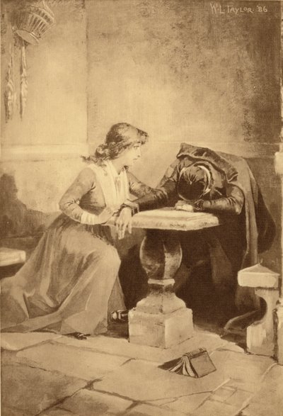 Dorothea encuentra a su esposo en el jardín (grabado) de William Ladd Taylor