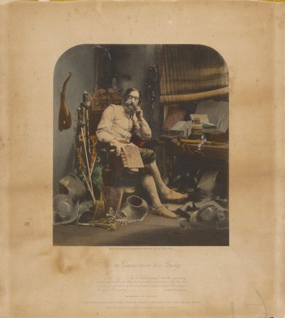Don Quijote en su estudio de William Lake Price