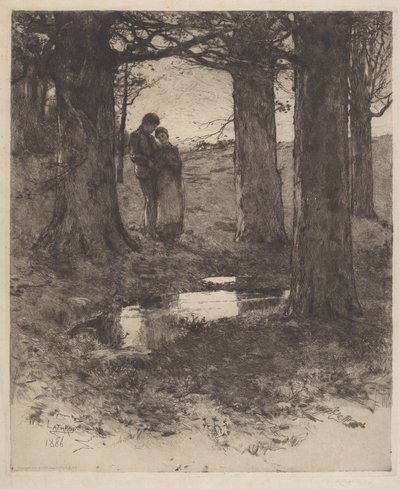 Un paseo vespertino de William Langson Lathrop