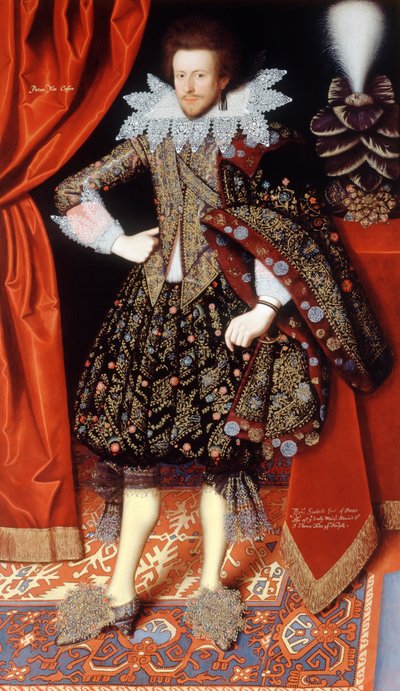 Edward Sackville c.1613 (óleo sobre lienzo) de William Larkin