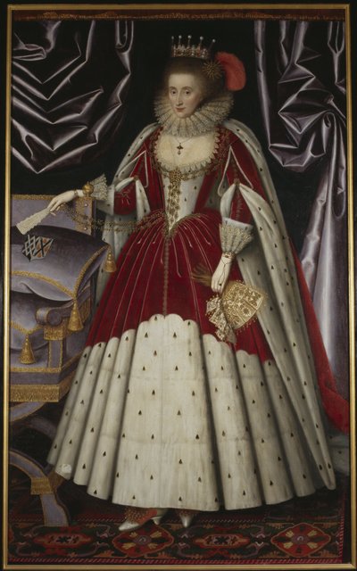 Lucy Russel, condesa de Bedford (nacida Harington) - Retrato de Lucy Russell, Condesa de Bedford (1580-1627), nacida Harington, por Larkin, William (1580s-1619) de William Larkin