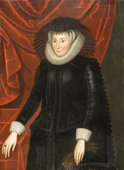 Retrato de Lady Katherine Smythe Scott (circa 1564-1616), circa 1625 de William Larkin
