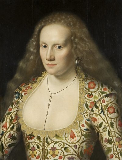 Retrato de una dama desconocida, c.1615 de William Larkin