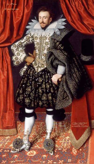 Richard Sackville c.1613 (óleo sobre lienzo) de William Larkin