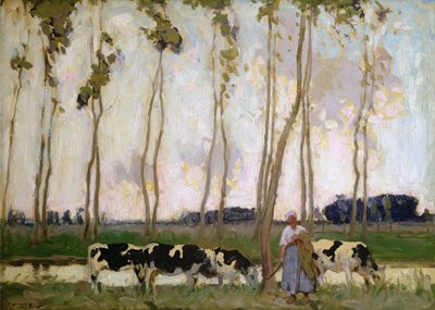 Paisaje bretón (óleo sobre lienzo) de William Lee Hankey