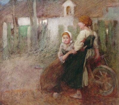Luz de atardecer (acuarela sobre papel) de William Lee Hankey