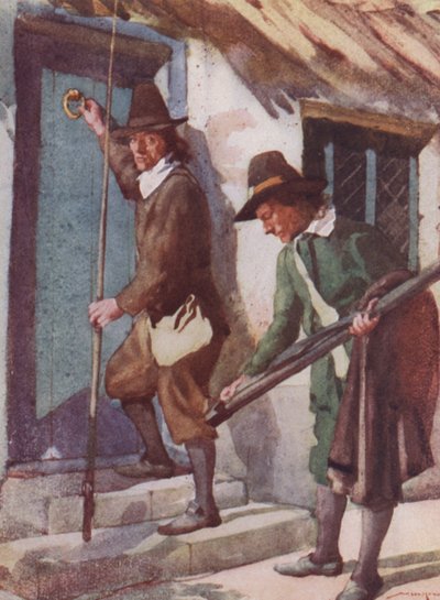 Ilustración para The Compleat Angler de Izaak Walton (litografía en color) de William Lee Hankey