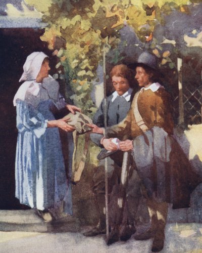 Ilustración para The Compleat Angler de Izaak Walton (litografía en color) de William Lee Hankey