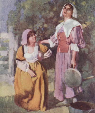 Ilustración para The Compleat Angler de Izaak Walton (litografía en color) de William Lee Hankey