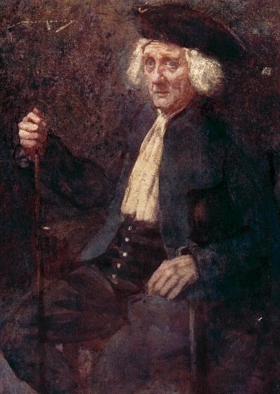 Ilustración para The Deserted Village de Oliver Goldsmith (litografía en color) de William Lee Hankey