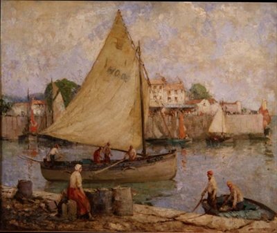 Hacia el caladero, Honfleur de William Lee Hankey