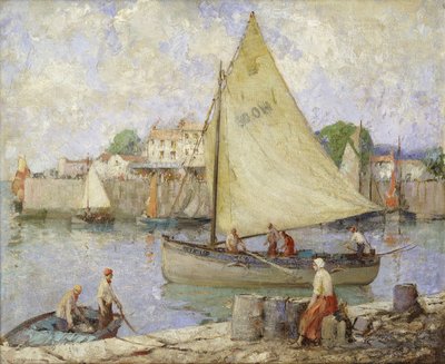 Hacia el caladero, Honfleur de William Lee Hankey