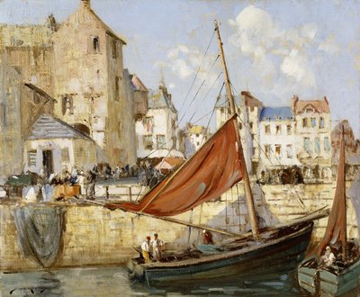 El puerto, Honfleur de William Lee Hankey