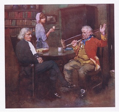 Lloró sobre sus heridas, o cuentos de penas hechas, se echó la muleta al hombro, y mostró cómo se ganaban los campos (litografía en color) de William Lee Hankey