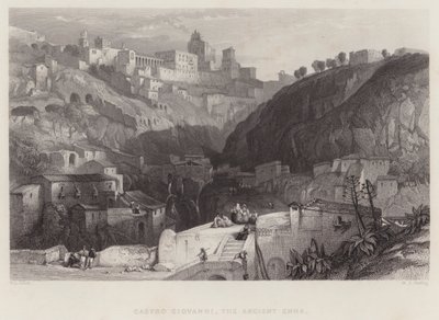 Castro Giovanni, la Antigua Enna de William Leighton Leitch
