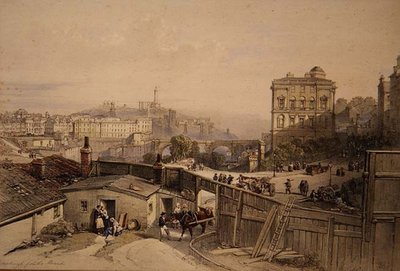 Edimburgo desde el Mound de William Leighton Leitch