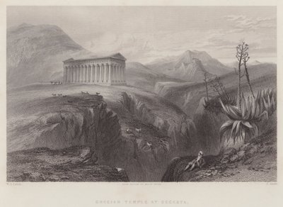 Templo griego en Segesta de William Leighton Leitch