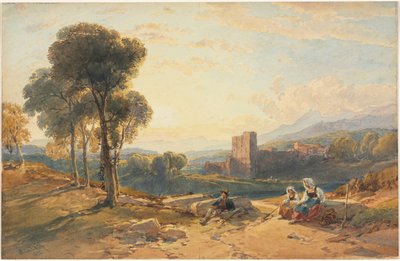 Paisaje, Italia de William Leighton Leitch