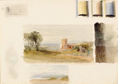 Lecciones de Pintura de Paisaje con Esquema de Color Indicado de William Leighton Leitch