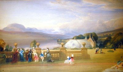 El jardín del Sr. Muir en el Gareloch de William Leighton Leitch