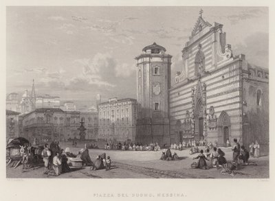 Piazza Del Duomo, Messina de William Leighton Leitch